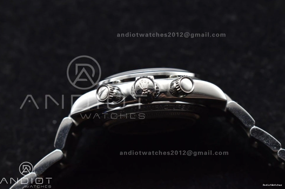 on A Bracelet White ADGF Comfortable Dial SS SS Best Black Edition 825 Daytona 0509
